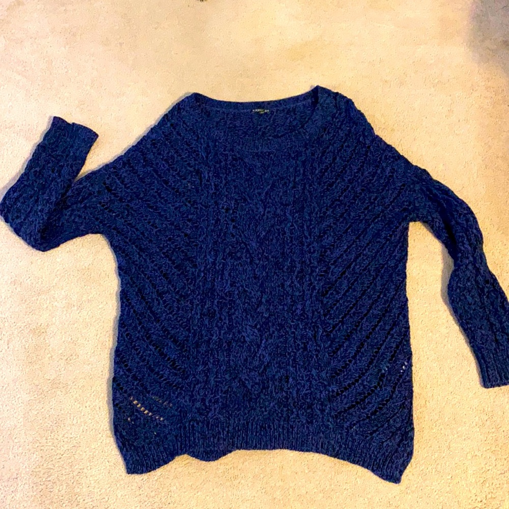 Express oversized tunic sweater